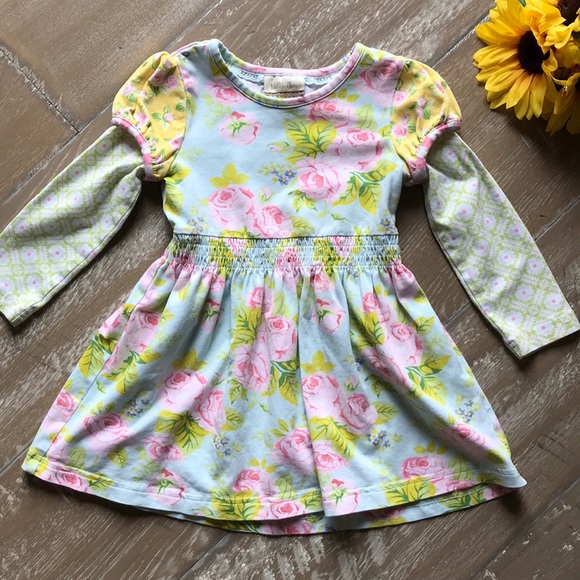 Matilda Jane Other - Matilda Jane bouncy blooms long sleeve dress - 18m